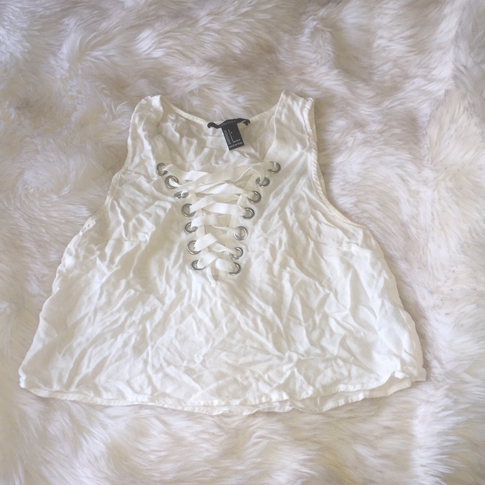 Forever 21 White tank top